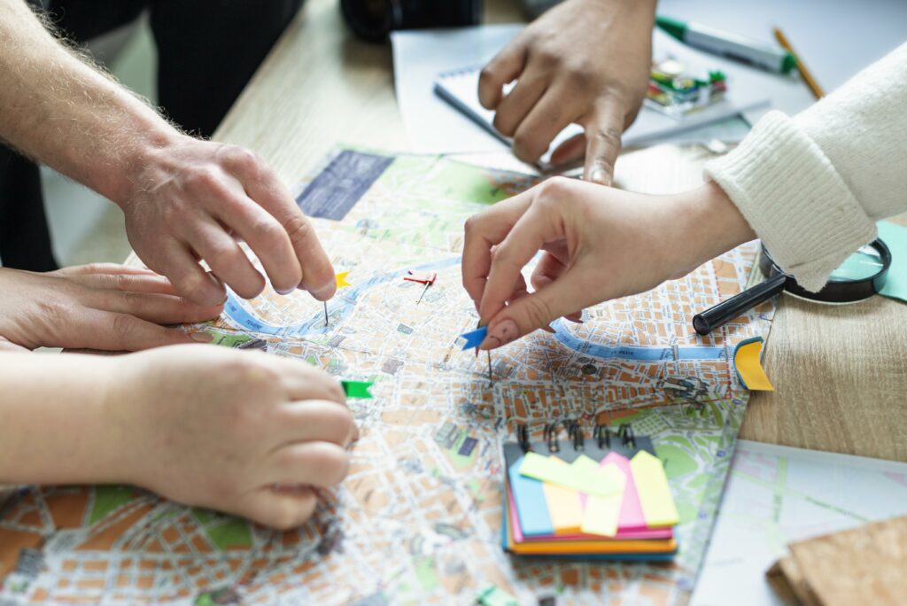close-up-hands-having-small-flags